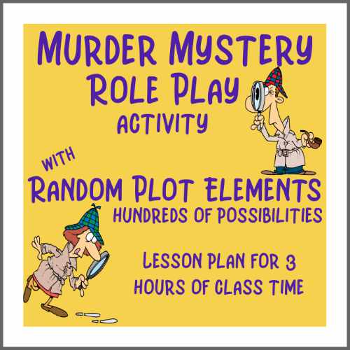 ESL Role Plays, ESL Murder Mystery Role Play