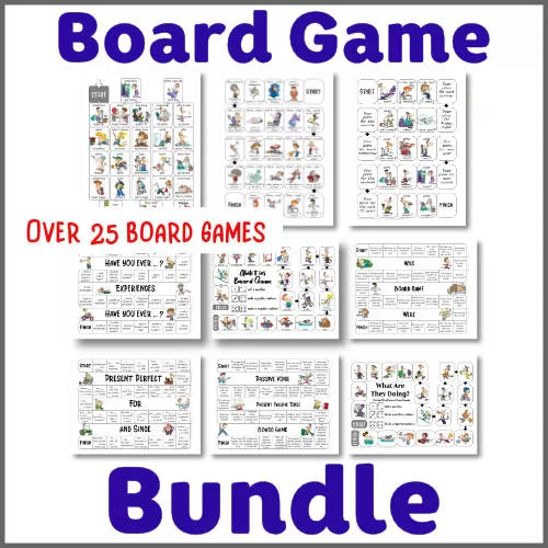 ESL Board Game Bundle - Over 25 Communicative Board Games for ESL Classes