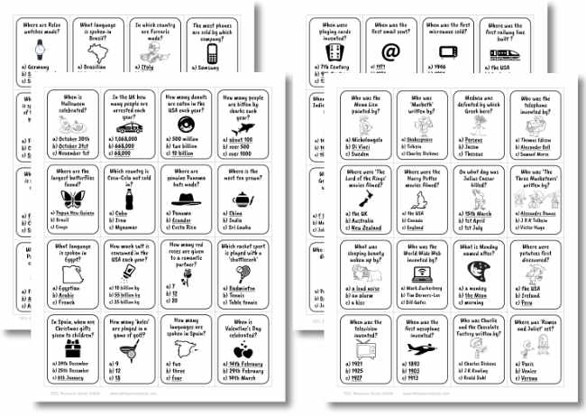 Passive Voice Quiz Cards
