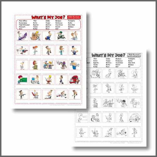 Jobs ESL worksheet